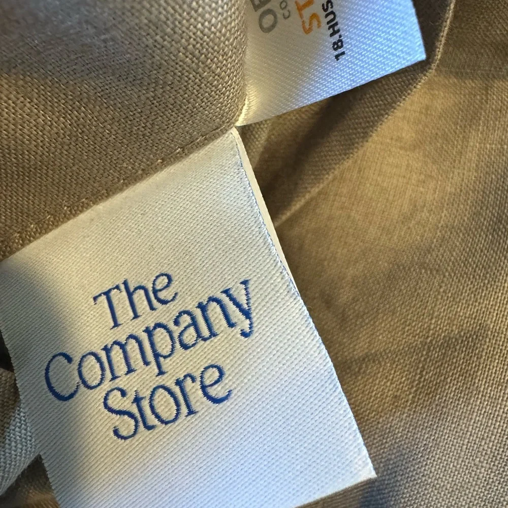 The Company Store Legends Hotel Premium Relaxed Linen Solid Duvet Cover Twin